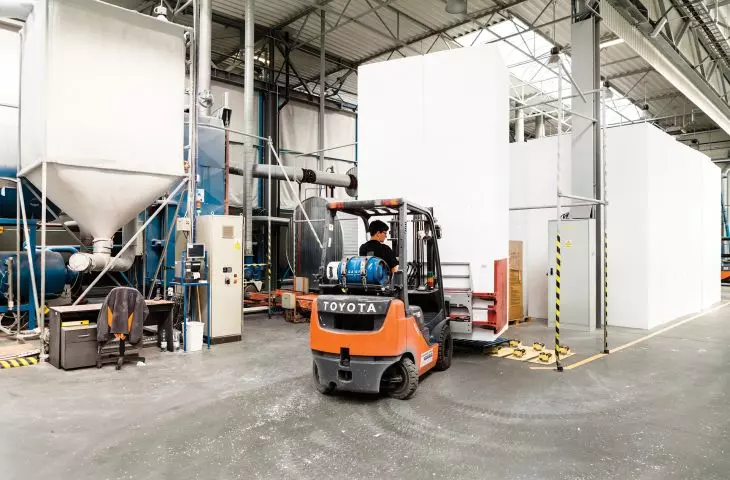 Styrofoam production, FS ARBET