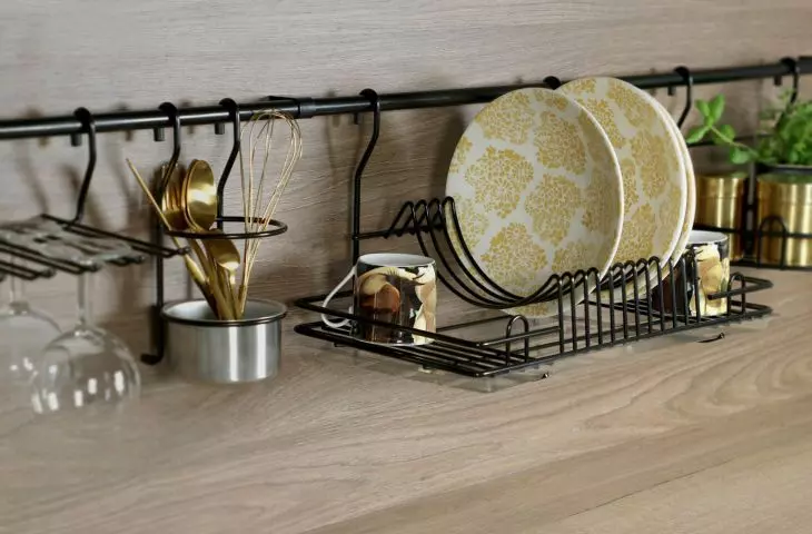 Railing drainer - black
