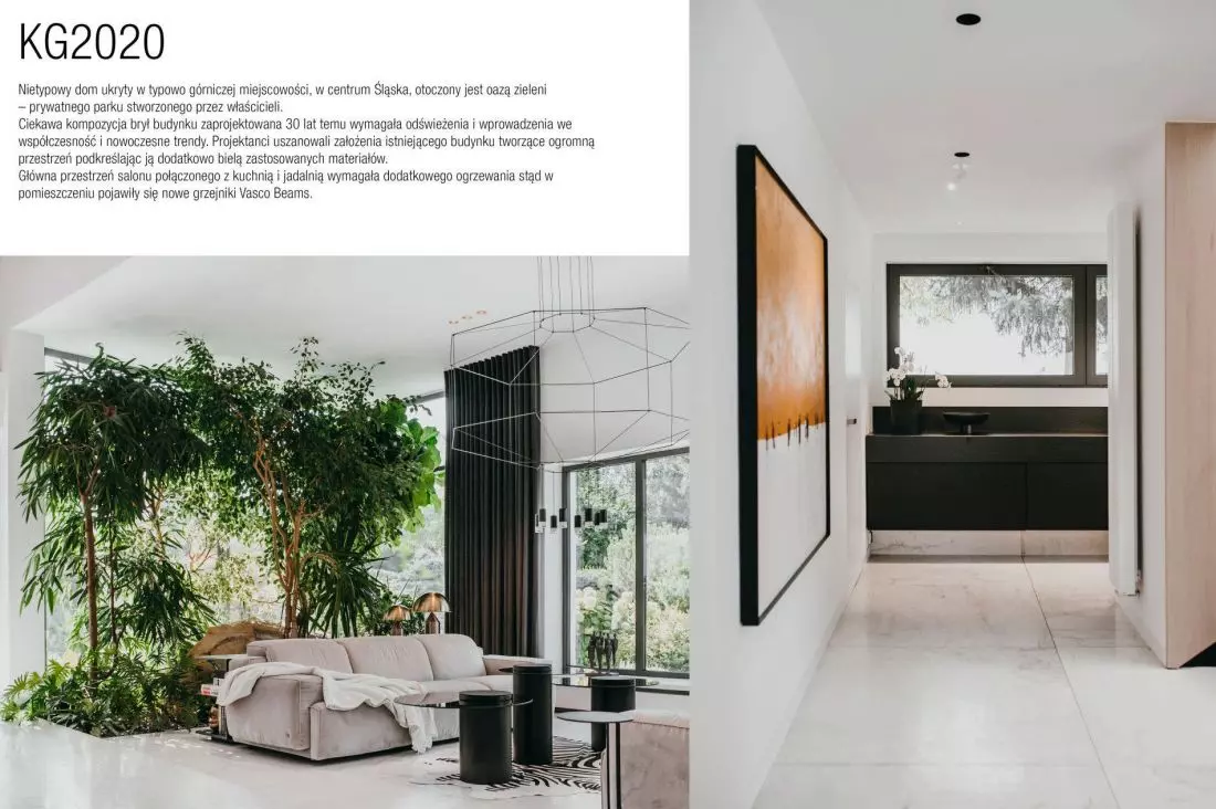 Salon otoczony zielenią