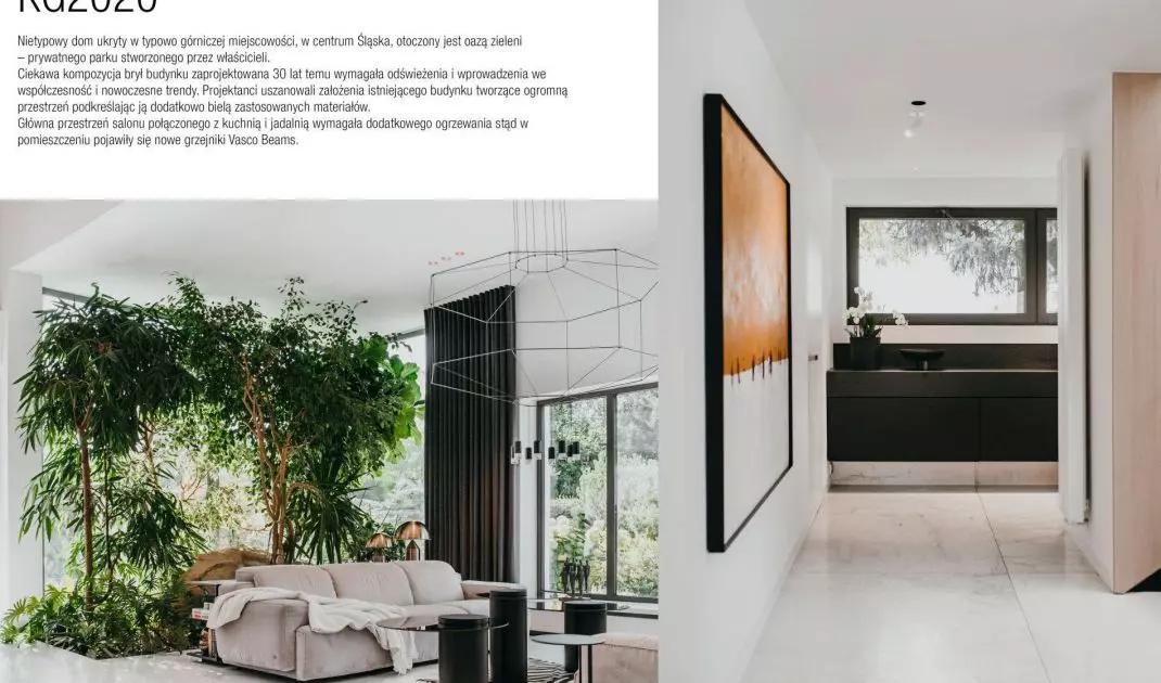Minimalistyczny projekt biura MMOA z Katowice