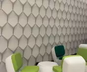 Wallmotion wallpaper at Warsaw Hub, proj. by Massive Design