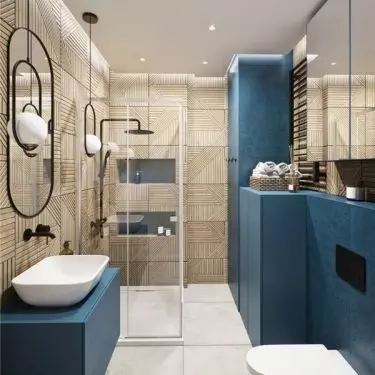 In the bathroom, we can afford to be more crazy - because this is a space where we stay less often and for a short time. Here we can create an interior, for example, in Arabic style, which will differ from the rest of the decor