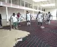 Machine laying Baumit Alpha over a large area without the need for additional expansion joints