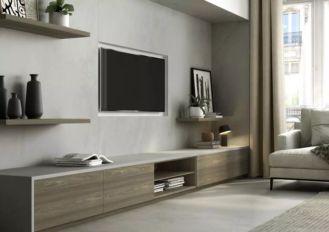 Okładzina ściany i blat meblowy: Dekton Kovik, grubości 4 i 12 mm