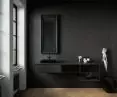 Okładzina ściany i blat łazienkowy: Dekton Eter, grubości 4 i 12 mm