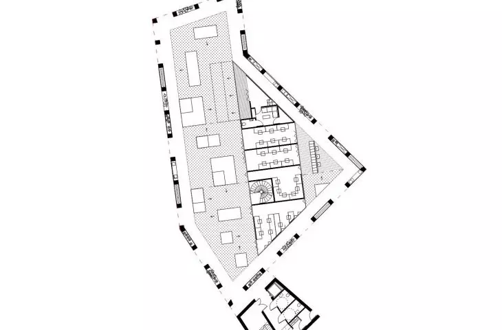 The Mosaic, first floor plan