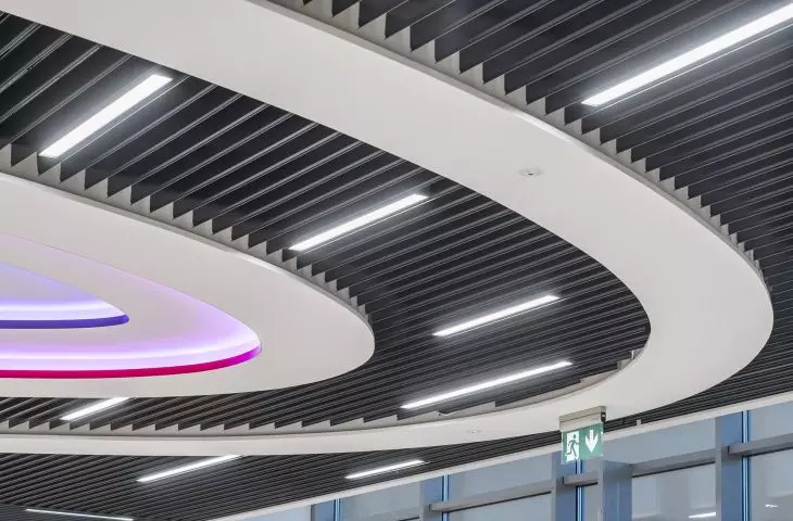 J/100 slatted ceiling