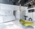3D ceiling with light strips