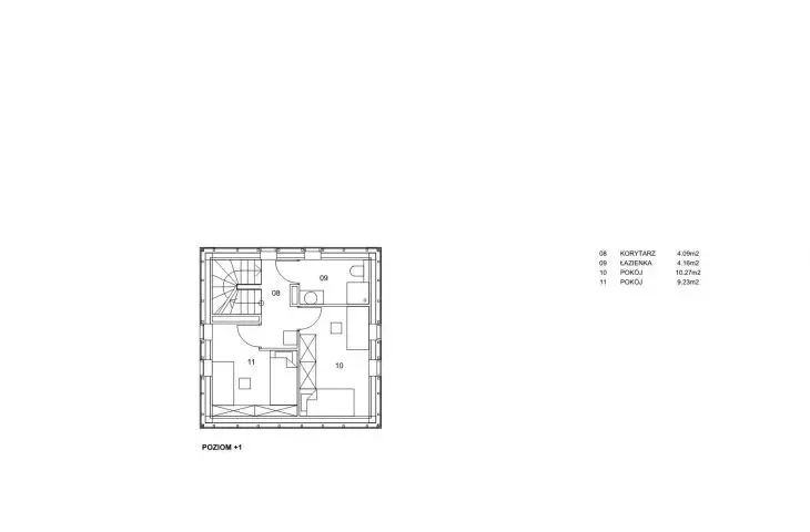 plan of level +1