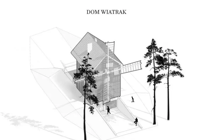 dom wiatrak