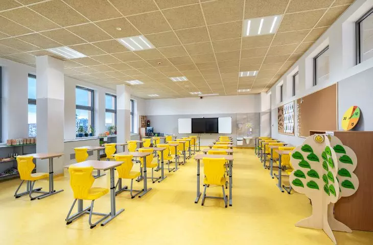 HERADESIGN acoustic panels help ensure hearing safety for children and teachers, help focus through noise absorption