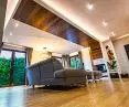  Realization: ceiling decorated with Oak Thermo Antique