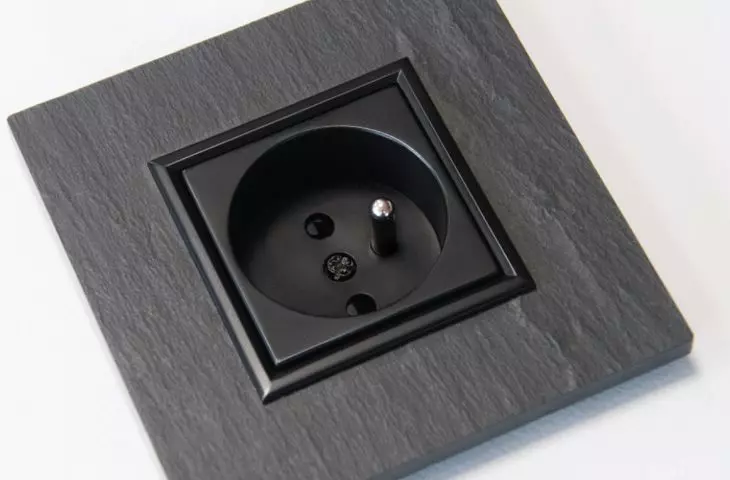 SERIES: DANTE, FRAME: ARDESIA STONE / 4509481, SOCKET: BLACK 450934, REDUCTION: BLACK 4509100