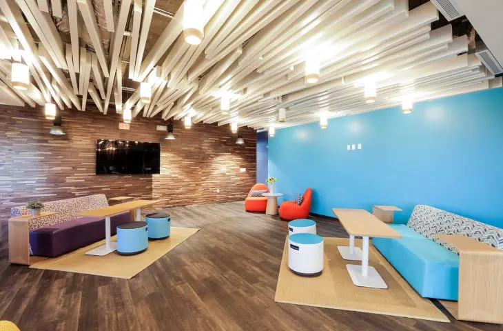 Sufit metalowy Baffles Tavola Divergent