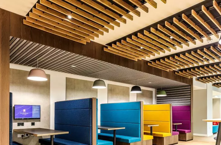 Wooden ceiling
