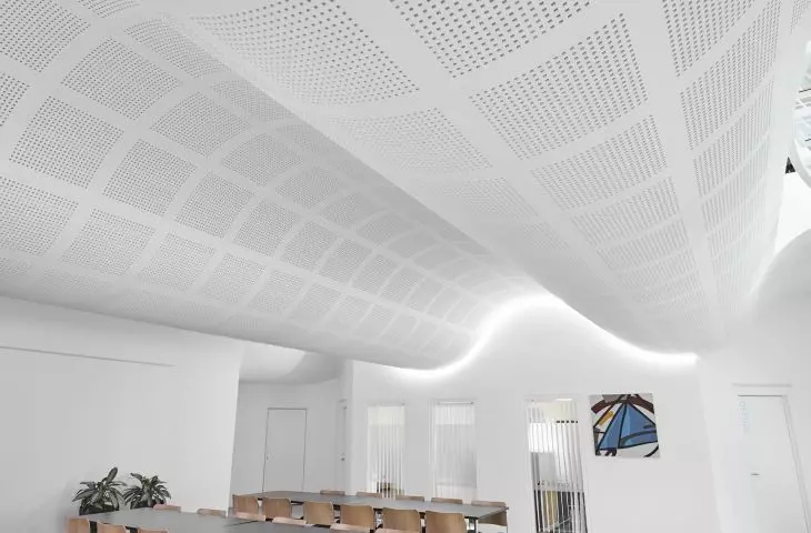 Gyptone BIG Curve - sound absorbing bending boards