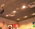 Laser. Openwork suspended ceilings