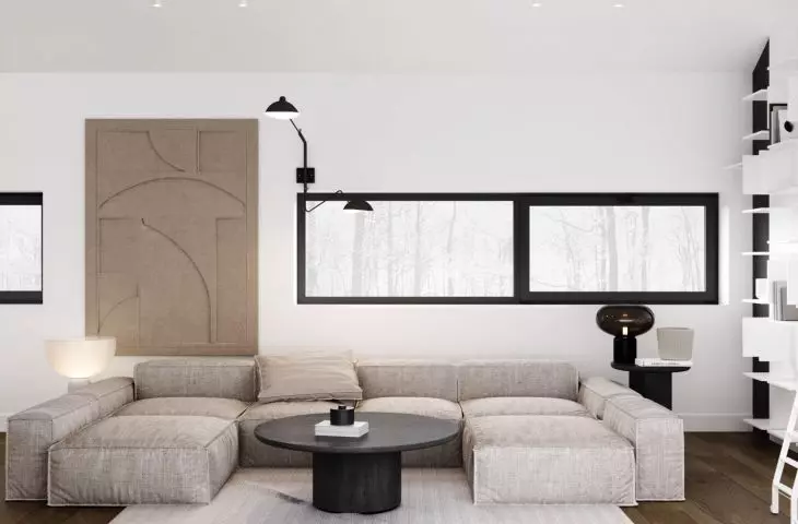 Salon od strony kuchni