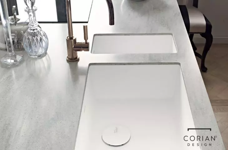 Products and accessories for furniture and interior design elements. Corian® Solid Surface