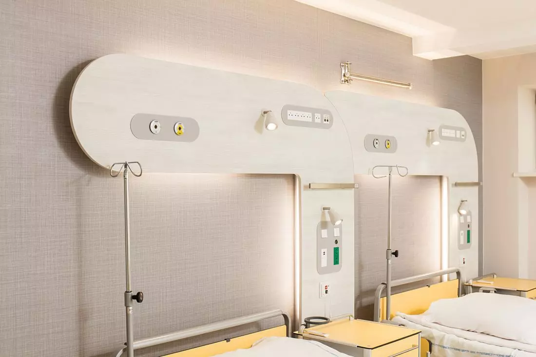 Panele nadłóżkowe
MERYcomfort, Samodzielny Publiczny Wojewódzki Szpital Zespolony w Szczecinie, Oddział Geriatryczny