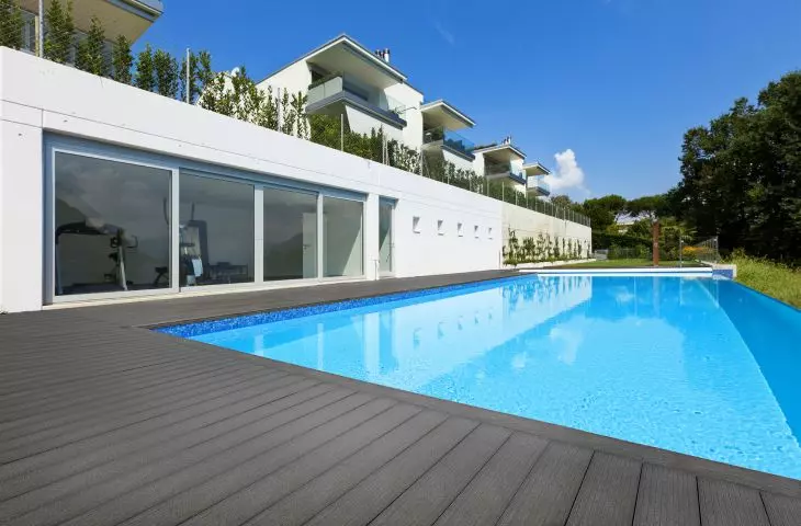 Gamrat decking boards are resistant to the effects of algae, fungi and mold