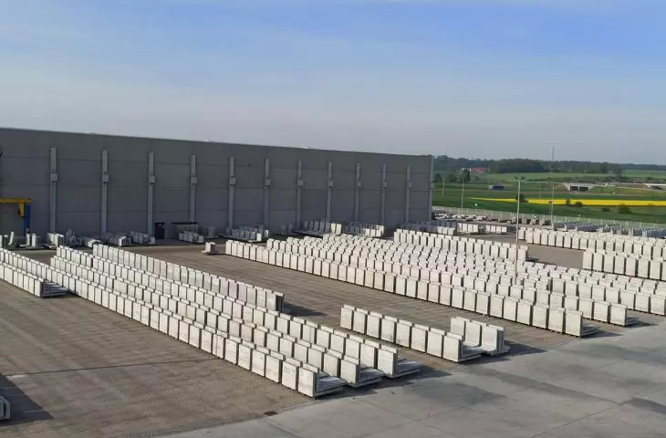 Plac składowy ścian oporowych