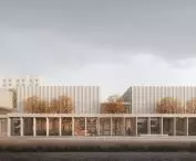 Visualization of the new Zagłębie Theatre building in Sosnowiec