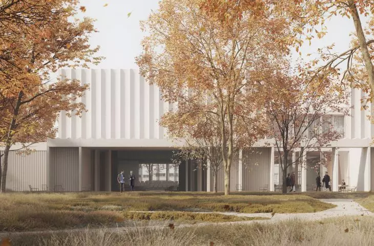 Visualization of the new Zagłębie Theatre building in Sosnowiec
