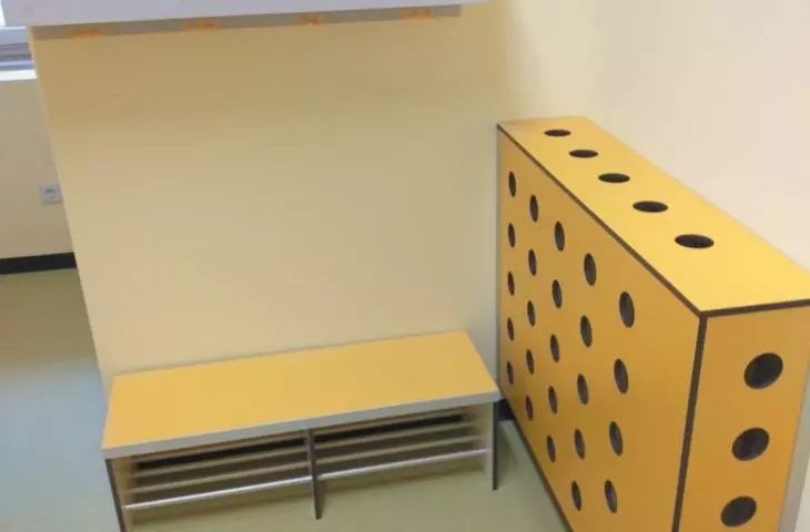 Nursery clothes rack, radiator covers