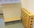 Nursery clothes rack, radiator covers