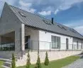 Panel dachowy NA RĄBEK na dachu domu jednorodzinnego w Rumunii