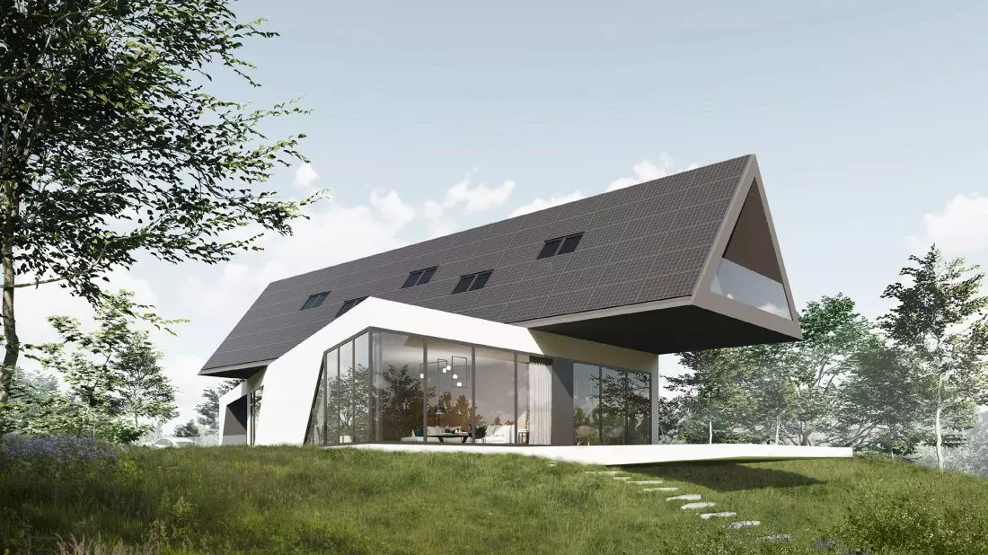 Dach solarny
z modułami monokrystalicznymi glass-glass