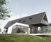 Dach solarny z modułami monokrystalicznymi glass-glass