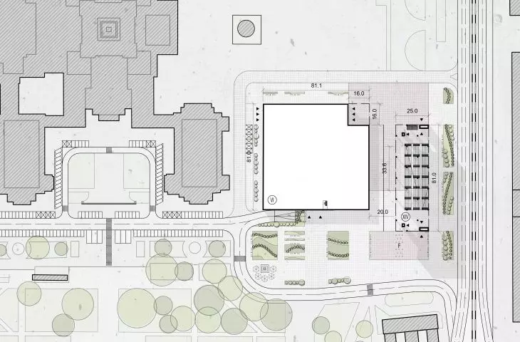 VARSO SPORT project, site development plan