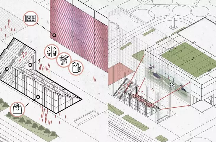 VARSO SPORT project, design schemes