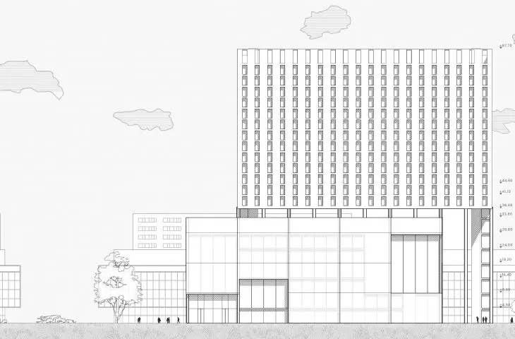 VARSO SPORT project, facade