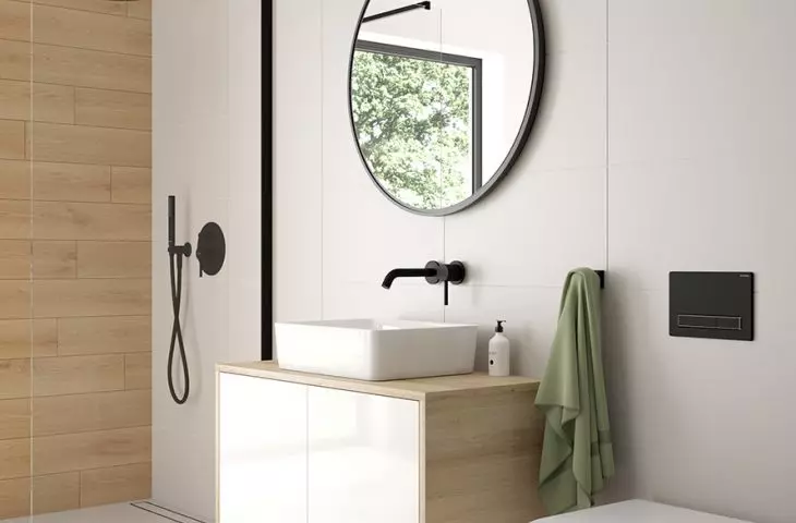 Jog toilet bowl with free-standing seat Slim