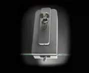 Lock for glass panel-floor doors