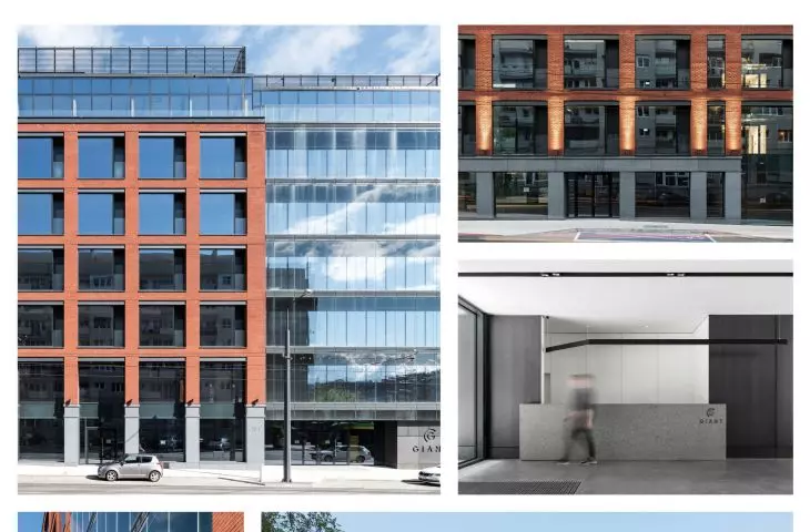 Budynek biurowy GIANT OFFICE w Poznaniu, plansza konkursowa