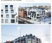 Budynek mieszkalny wielorodzinny z usługami, plansza konkursowa