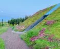 Sloping roof with ZinCo technology