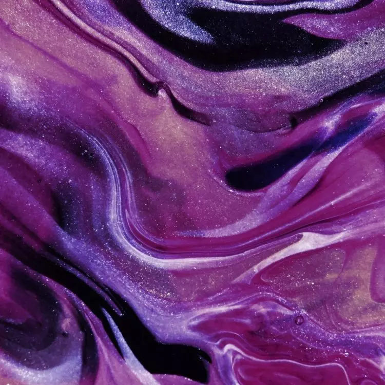 Purple in the interior