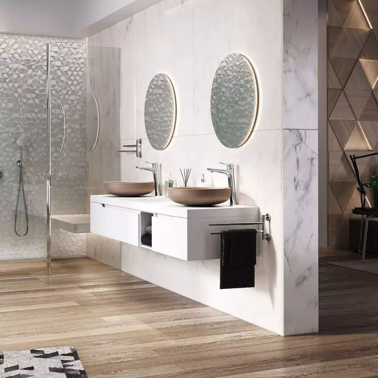 Rainshower a luxury solution in the bathroom