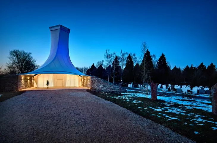 Krematorium na cmentarzu Zorgvlied w Amsterdamie