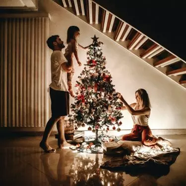 Dekoracje świątecznego drzewka