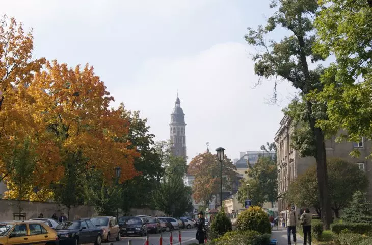 Widok na ulicę kopernika