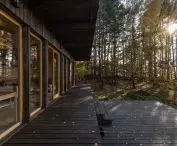 Forest Gazebo, terrace and entrance