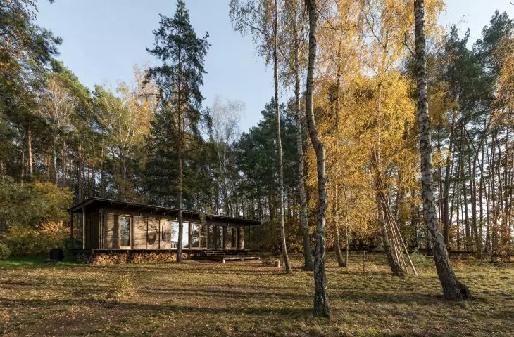 Forest Gazebo in the Notecka Forest