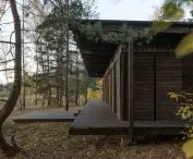 Forest Gazebo, the facade was made of spruce