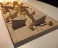 Makieta przedstawiająca osiedle zaprojektowane przez Horizone Studio